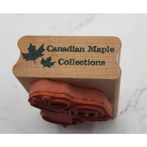 Classic Christmas Ornaments Canadian Maple Collection Wood Mounted Rubber Stamp - Picture 2 of 7